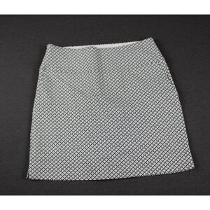 UP! Black White Geometric Pull-On Skort Size Small
